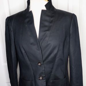 Banana Republic Black Blazer Size 14 Stretch